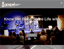 Tablet Screenshot of gospelcc.com